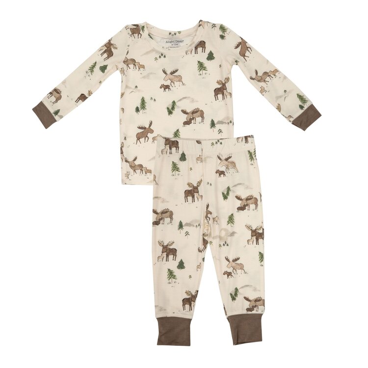 Angel Dear Moose Family LS Loungewear Set
