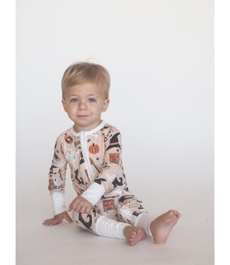 Toast & Jamms Halloween Zip-Up Pajama