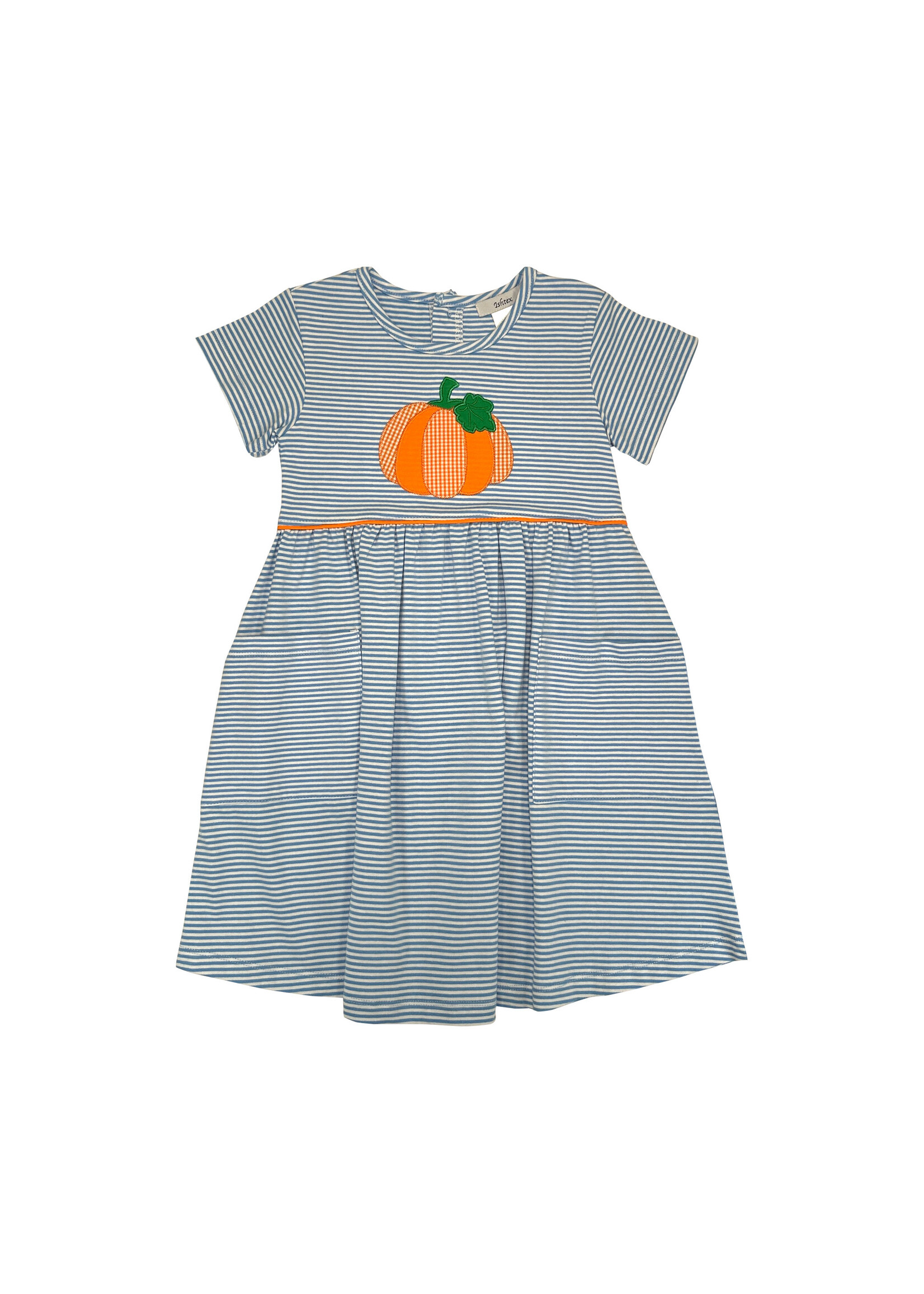Ishtex Pumpkin Applique Dress