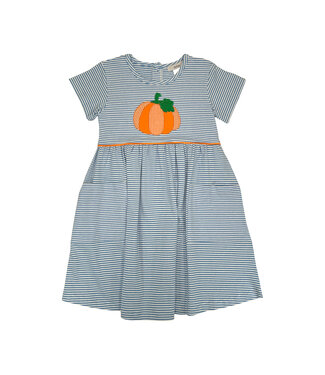 Ishtex Pumpkin Applique Dress