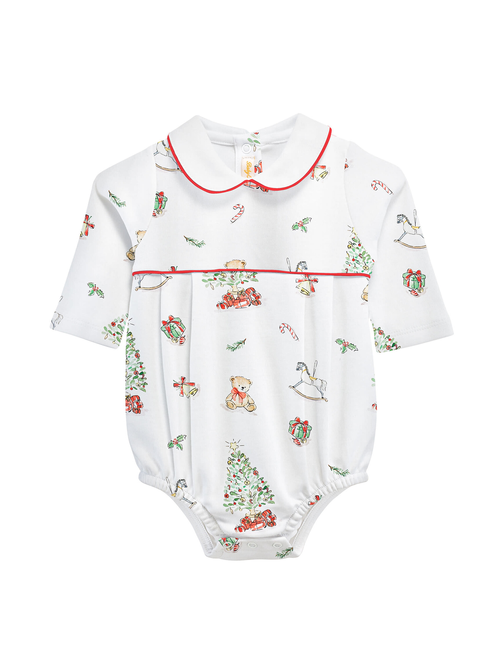 Baby Club Chic Christmas Tree Bubble w/ Round Collar