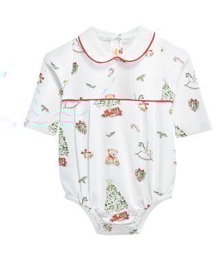 Baby Club Chic Christmas Tree Bubble w/ Round Collar