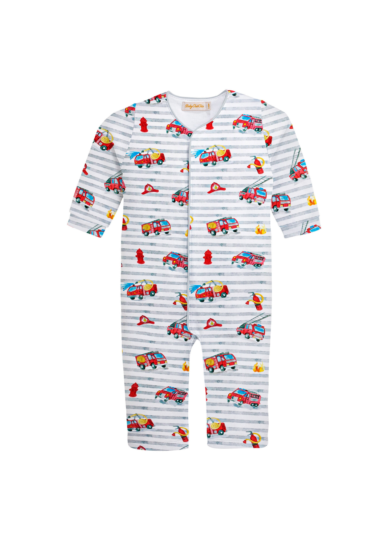Baby Club Chic Firefighters Coverall