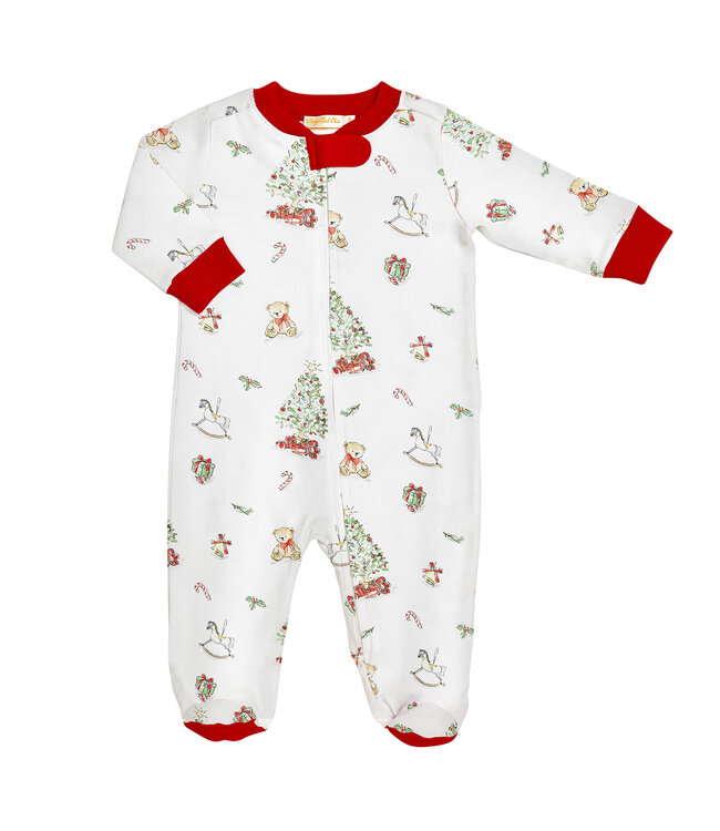 Christmas Tree Zipper Footie