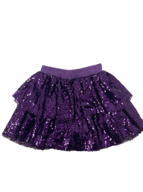 Belle Cher Purple Sequin Skort