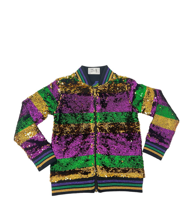 Sequin Mardi Gras Jacket
