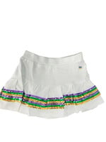 Mardi Gras Creations Sequin Skort - White