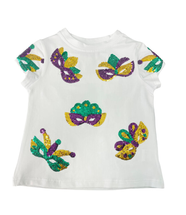 Mardi Gras Mask Tee
