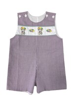 LuLu BeBe Mardi Gras Puppy & Cake Shortall