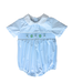 Light Blue Smocked Bunny Bubble
