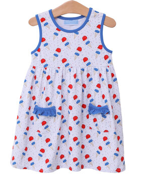 Trotter Street Patriotic Ice Cream Dress