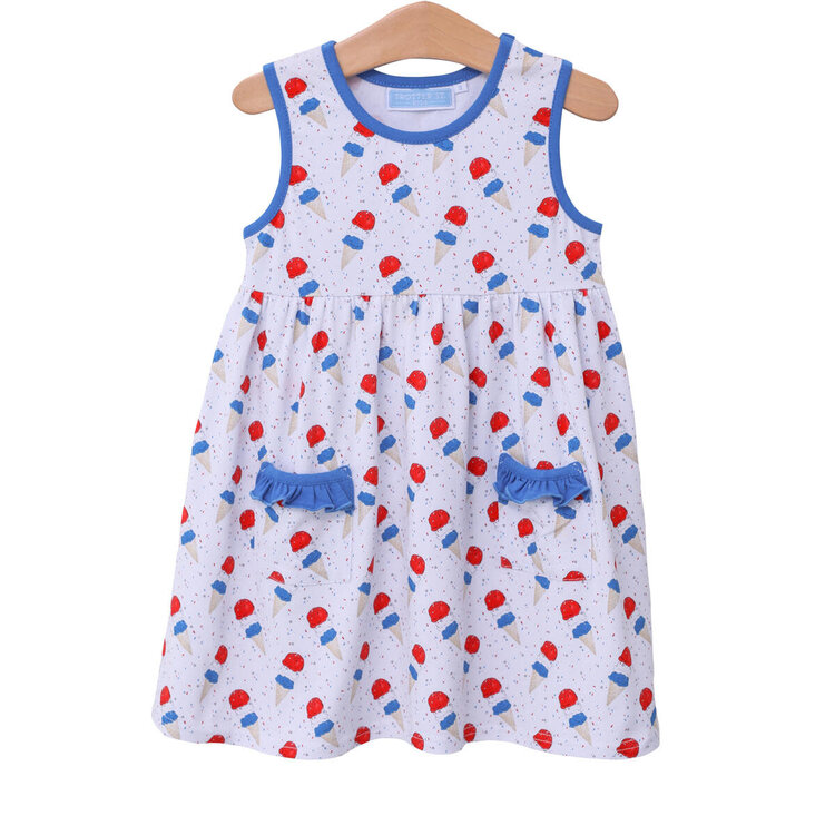 Trotter Street Patriotic Ice Cream Dress