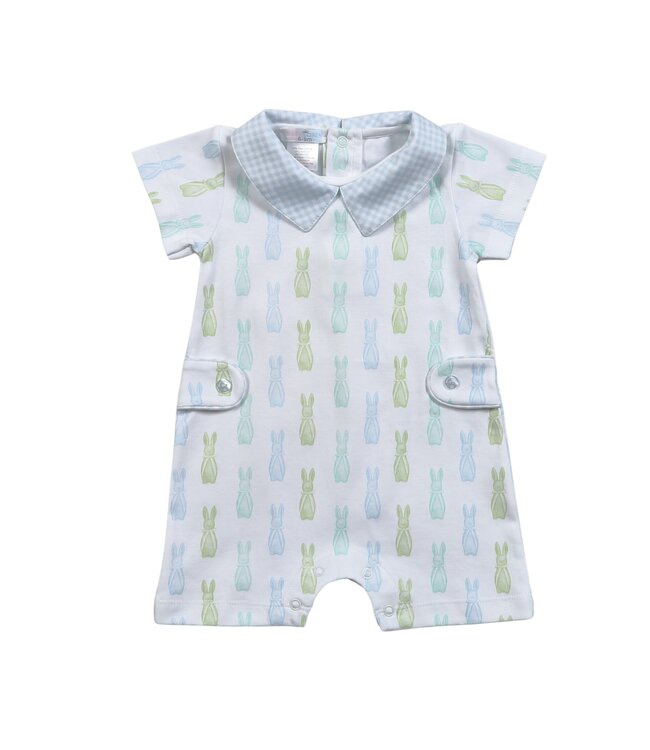 Blue Easter Bunnies Romper