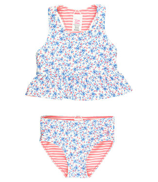 RuffleButts + RuggedButts Cottage Tea Time Reversible Tankini