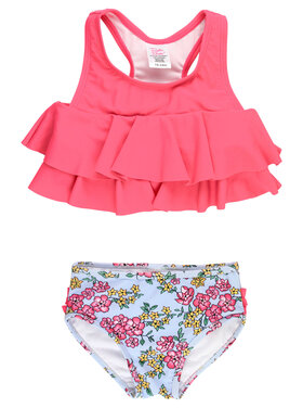 RuffleButts + RuggedButts Cheerful Blossoms Flounce Bikini