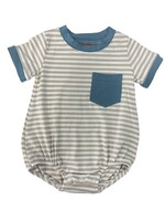 Millie Jay Maddox Bubble - Khaki & Blue