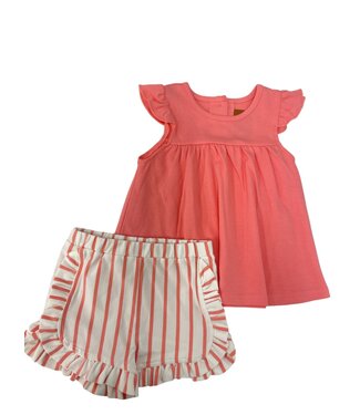 Millie Jay Finley Coral Short Set