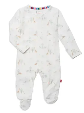 Magnetic Me White Safari Footie