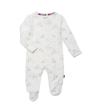 Magnetic Me White Safari Footie
