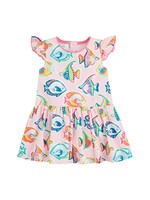 MudPie Rainbow Fish T-Shirt Dress