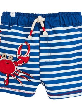 MudPie Crab Applique Swim Trunks