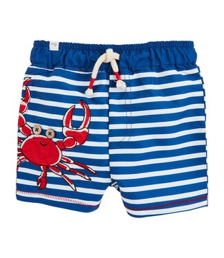 MudPie Crab Applique Swim Trunks