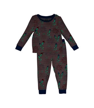 MudPie Girl Firework Glow Pajamas