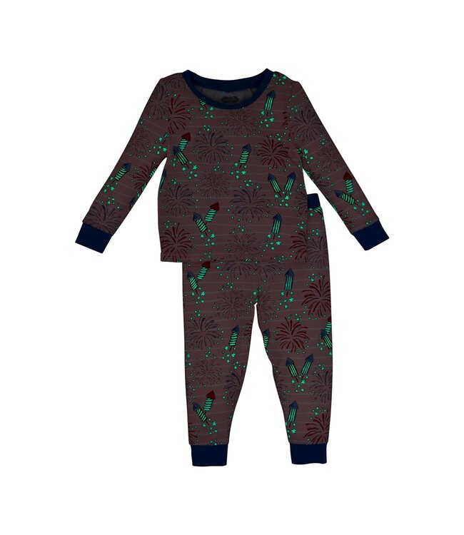 Girl Firework Glow Pajamas