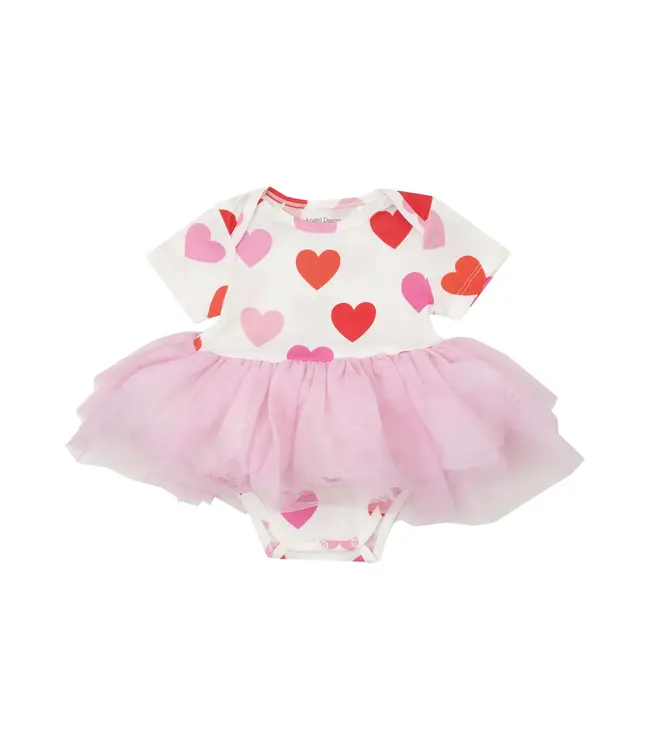 Hearts Twirly Tank Tutu Dress