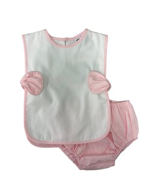 True Pink Side Bow Bloomer Set