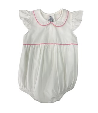 Sweet Dreams White Bubble w/ Pink Gingham Trim