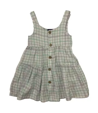 Emma Jean Jade Dress - Lilac/Mint Plaid