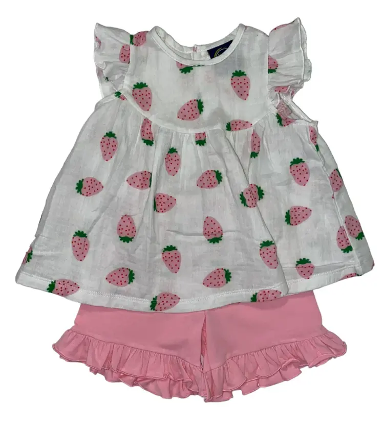 Emma Jean Strawberry Girls Short Set
