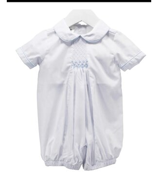 Baby Blessings White Oliver Romper