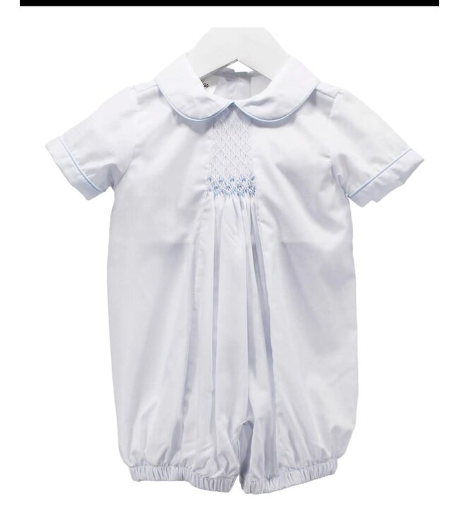 White Oliver Romper