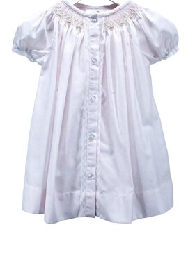 Baby Blessings Pink Geometric Floral Sophia Dress