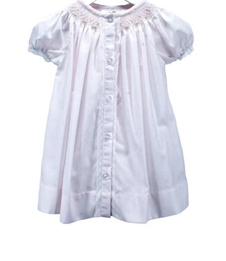 Baby Blessings Pink Geometric Floral Sophia Dress