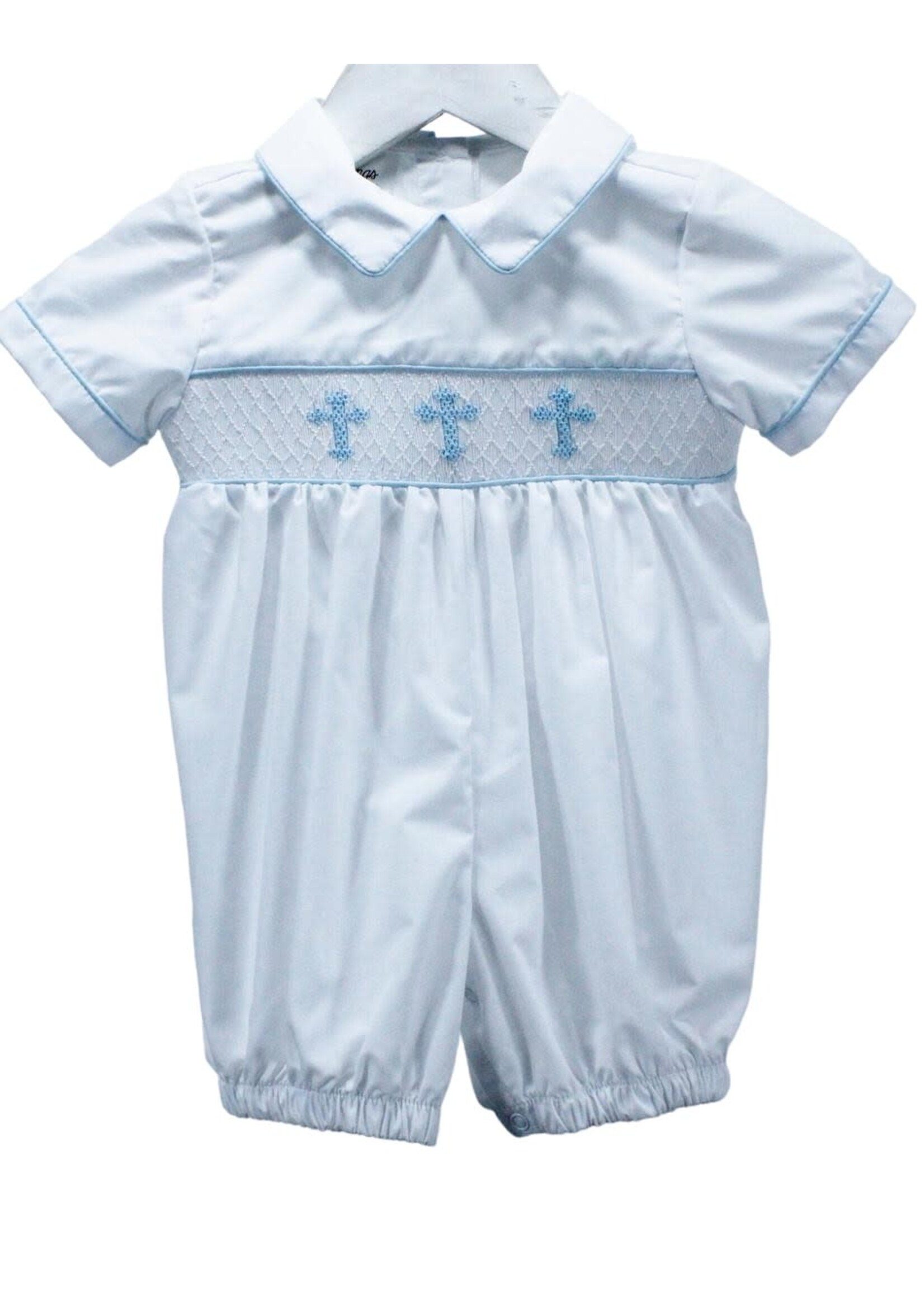 Baby Blessings Blue Crosses Frank Bubble
