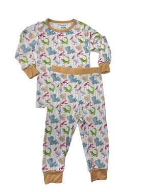 Sweet Southern Oaks Cajun Louisiana Bamboo Long PJ Set