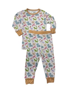 Sweet Southern Oaks Cajun Louisiana Bamboo Long PJ Set