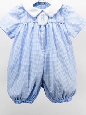 Charming Little One Light Blue Bunnies David Bubble