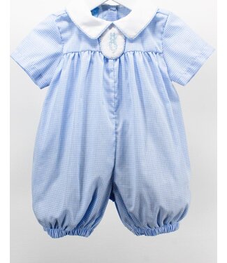 Charming Little One Light Blue Bunnies David Bubble