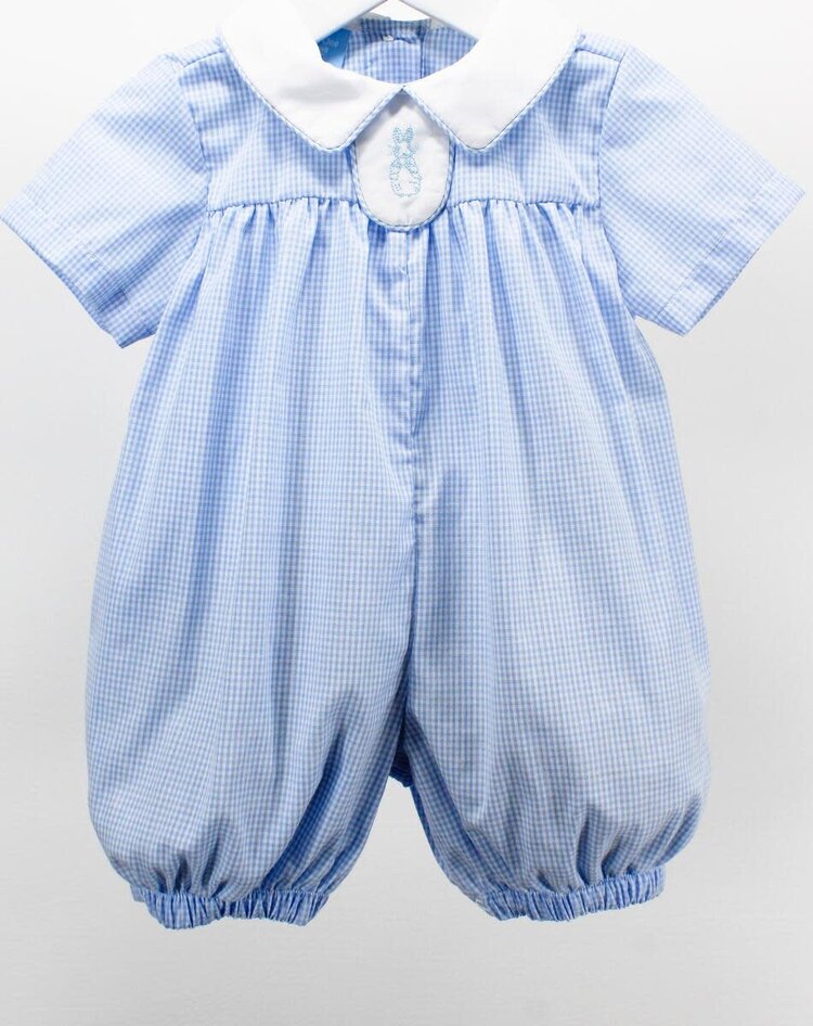 Charming Little One Light Blue Bunnies David Bubble