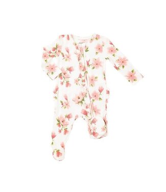 Angel Dear Sweet Magnolias 2 Way Ruffle Zipper Footie