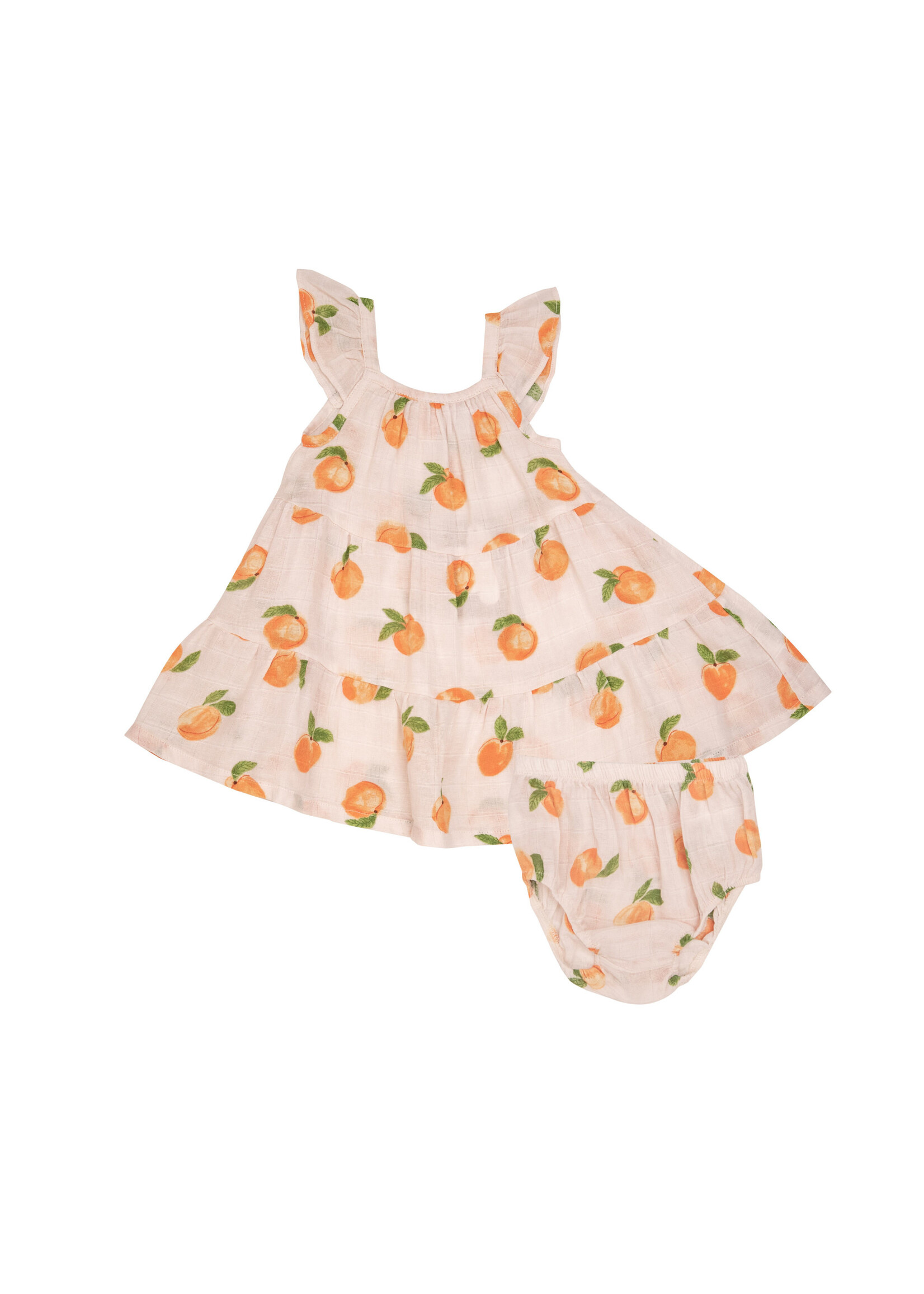 Angel Dear Peaches Twirly Sundress and Diaper Cover