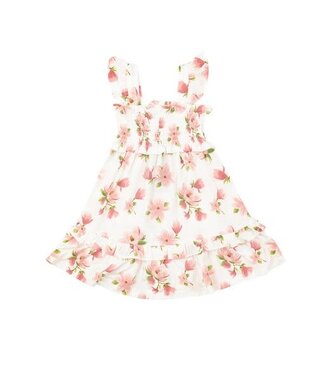 Angel Dear Sweet Magnolias Smocked Ruffle Tiered Sundress