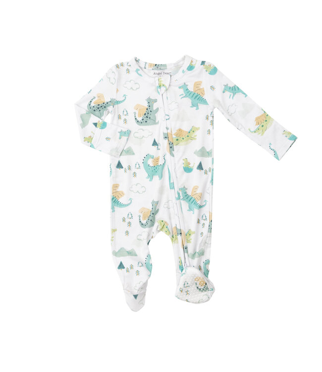 Dragons 2 Way Zipper Footie