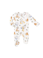 Angel Dear Painted Safari Animals 2 Way Zipper Footie