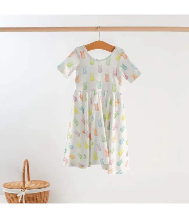 Hoppy Easter Twirl Dress