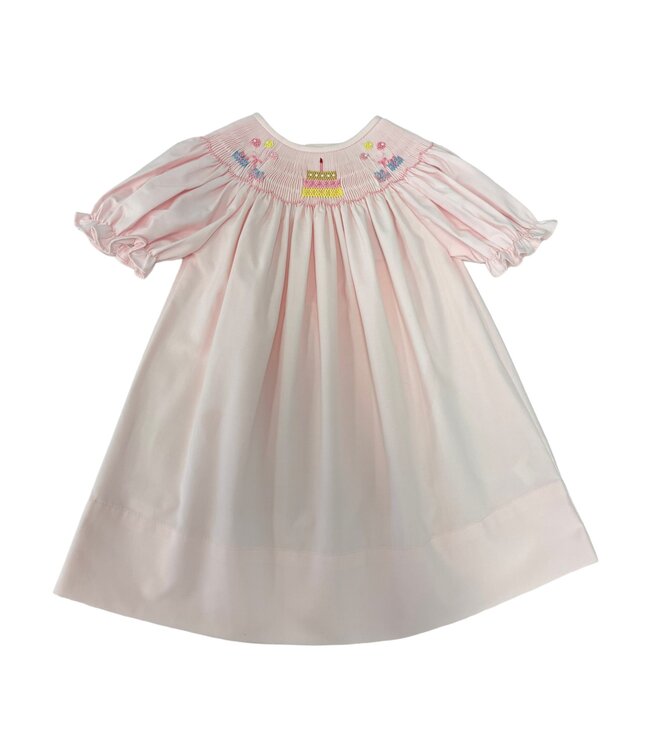 Happy Birthday Smocked Dress